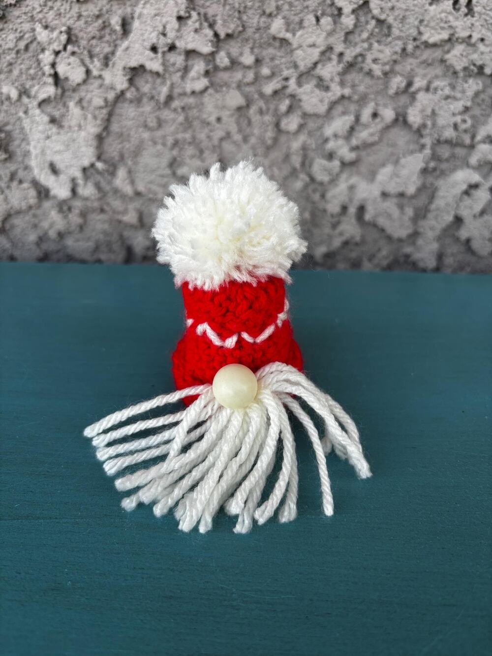 Handmade Cork Gnome Tabletop Decor: Christmas Trinket